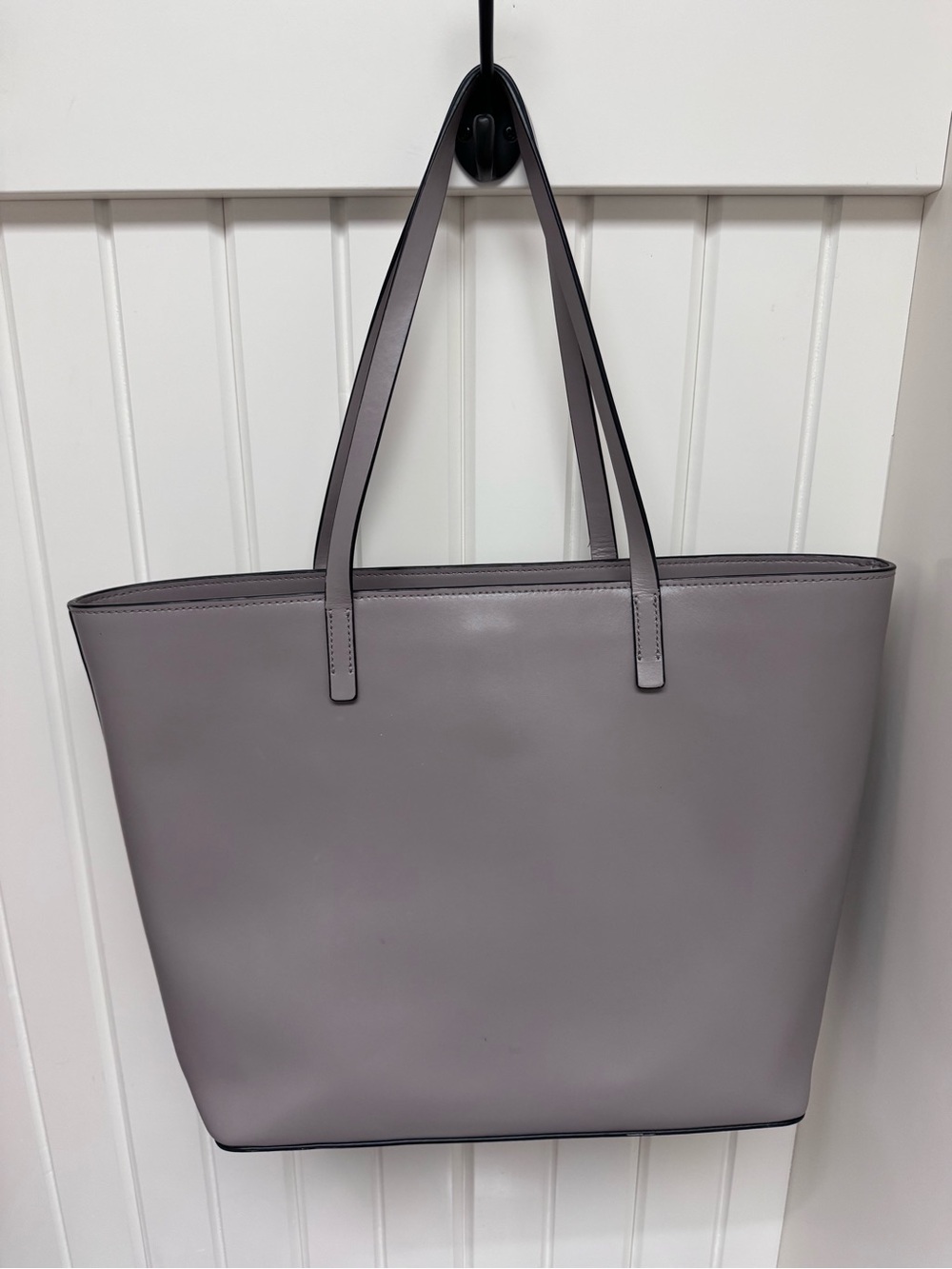 kate spade Gray Lavender Tote with Owl Pendant - Picture 3 of 10